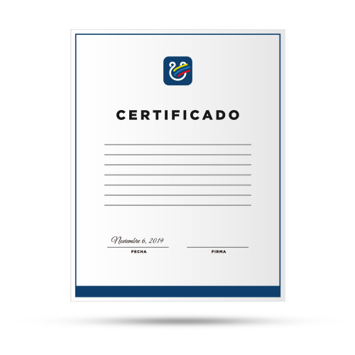 Diseño Diploma Auto rellenable