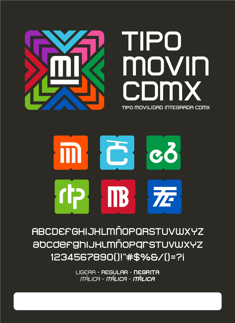 tipo movin cdmx font flyer